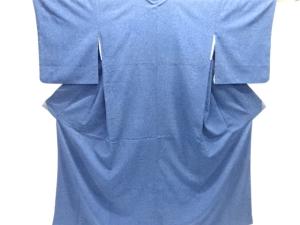 更紗模様織出し本塩沢着物